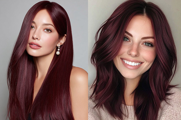 رنگ مو بورگاندی