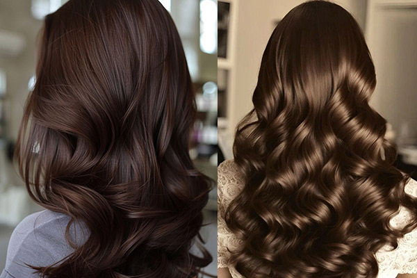 رنگ موی موکا شکلاتی