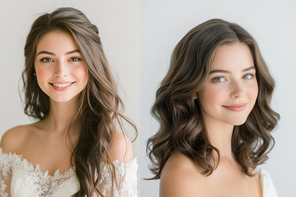 رنگ مو گرم پاییزی