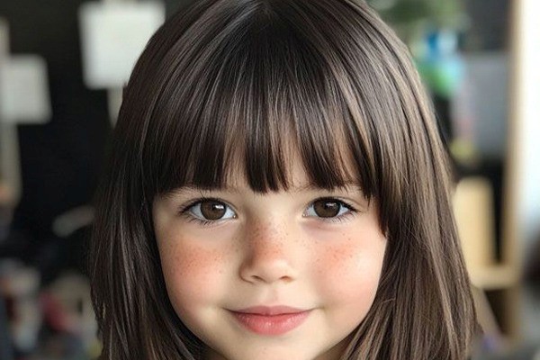 مدل مو چتری بچه گانه 