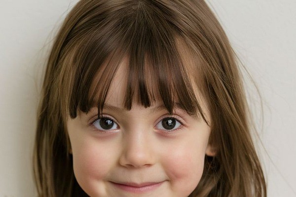 مدل موی چتری برای صورت گرد