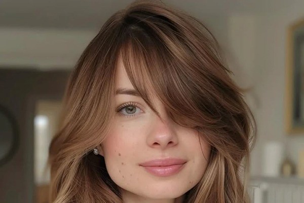 مدل مو چتری کج 