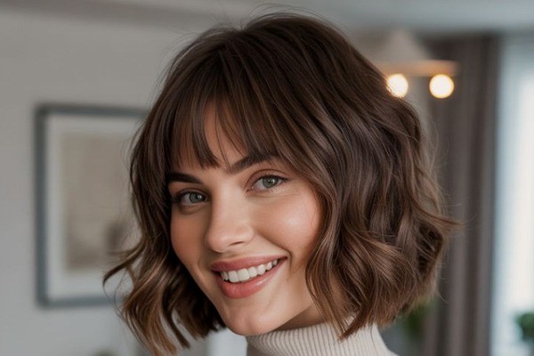 مدل مو چتری کوتاه 