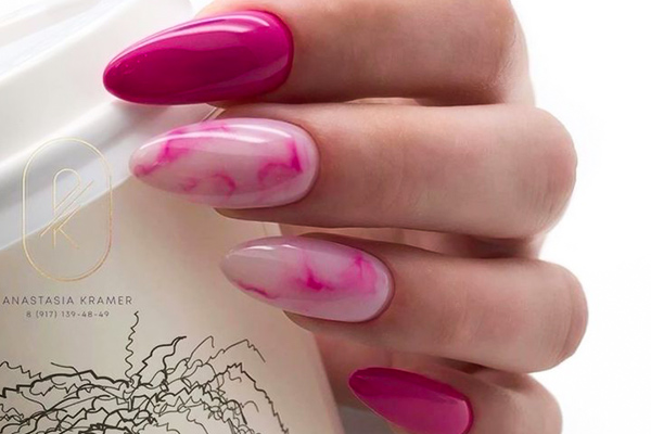 طراحی ناخن با بلومینگ ژل