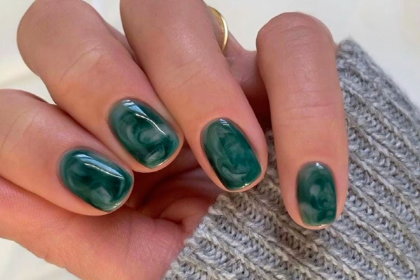 طراحی ناخن با بلومینگ ژل