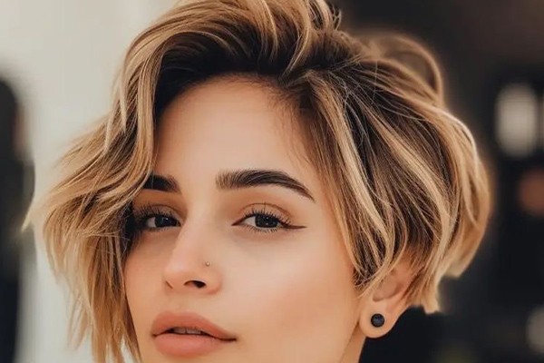 مدل مو نامتقارن پسرانه برای دخترها 
