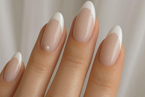 ناخن فرنچ عروس 