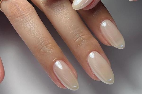 ایده ناخن کروم برای عروس 