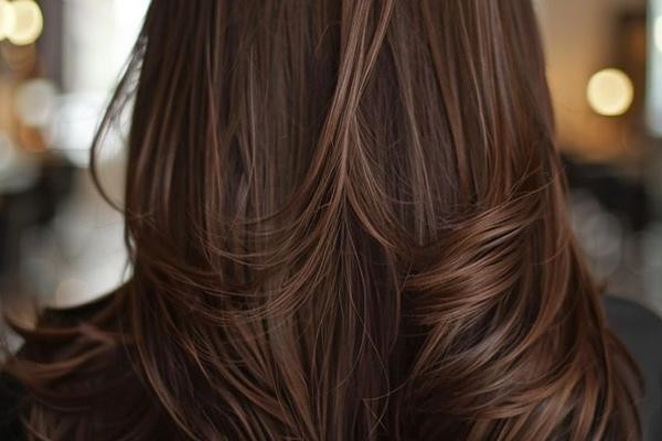 ترکیب رنگ مو شکلاتی نسکافهای