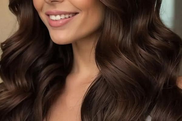 رنگ مو شکلاتی نسکافهای بدون دکلره