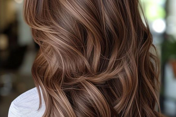 رنگ مو شکلاتی زیتونی برای پوست گندمی