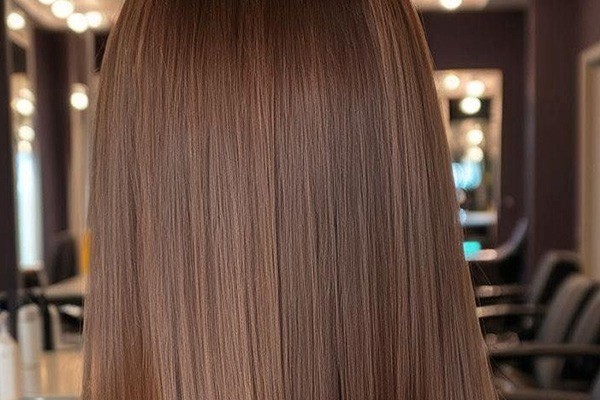 رنگ مو شکلاتی طبیعی 