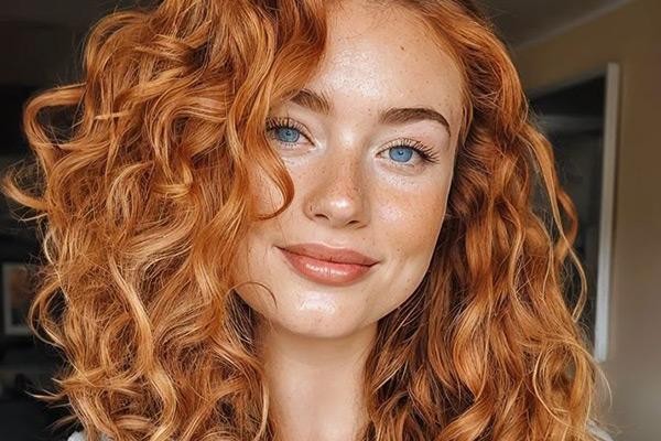 ترکیب رنگ مو مسی طلایی