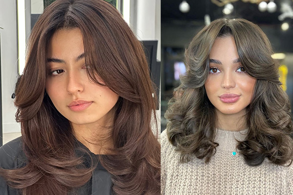 مدل مو پروانه‌ای لیر برای مو کم‌پشت