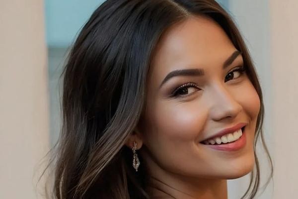 مدل موی باز فرق وسط