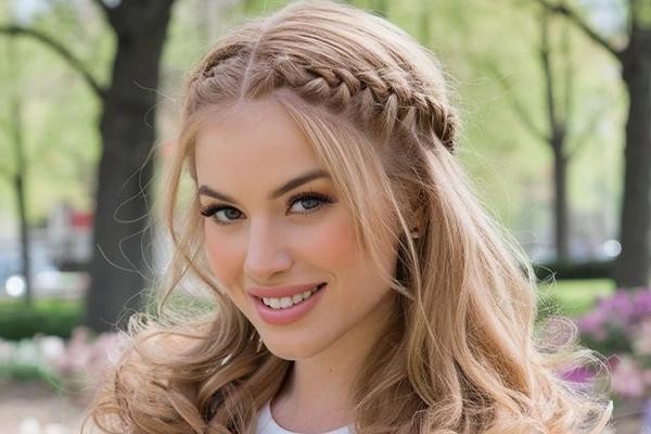 مدل موی بافت هلندی باز