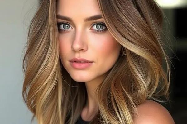 مدل موی ساده باز موج دار