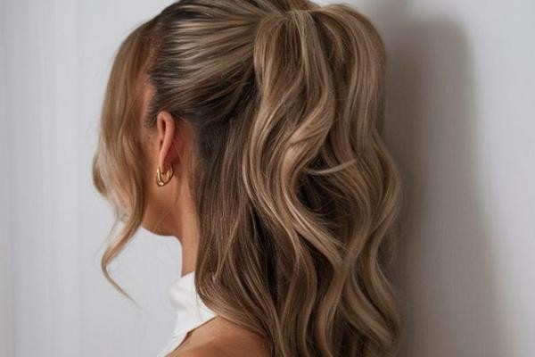 مدل موی مجلسی نیمه باز