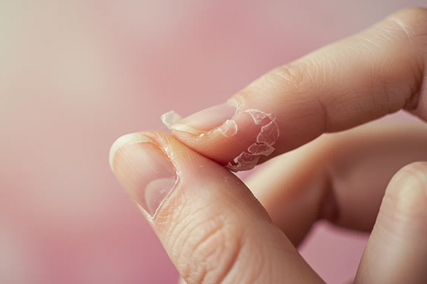 عفونت قارچی و پوسته شدن دور ناخن 