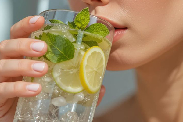 نوشیدن دتاکس میوه لیمو برای رفع خشکی