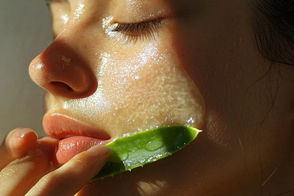 از بین بردن خشکی صورت با آلوئهورا