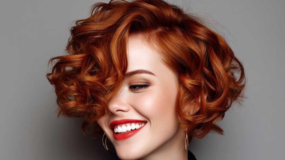 مدل موی فر کوتاه زنانه مجلسی