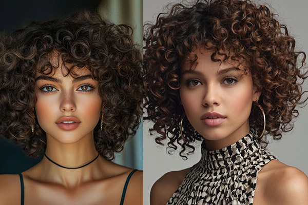 مدل موی فر دخترانه کوتاه