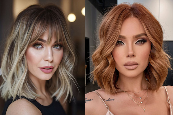 مدل موی فر کوتاه زنانه مجلسی و شیک