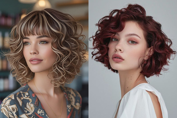 مدل موی کوتاه فر بلوند