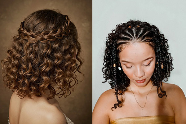 مدل موی فر کوتاه دخترانه