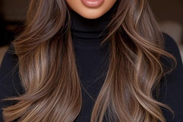 رنگ مو شکلاتی دودی متوسط