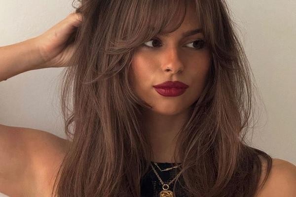 رنگ مو شکلاتی روشن با دودی