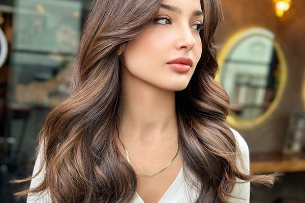 هایلایت ترکیب رنگ شکلاتی دودی