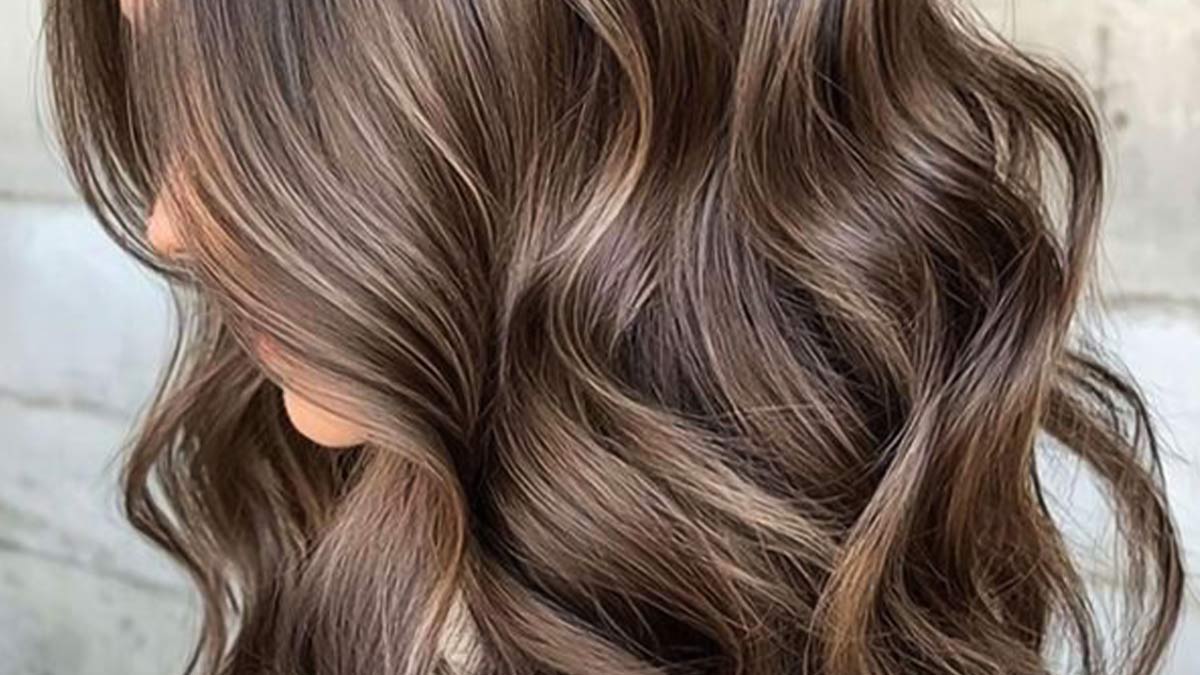 ترکیب رنگ موی شکلاتی دودی بدون دکلره