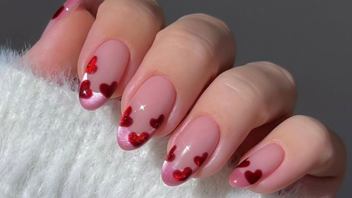 معرفی طرح ناخن ولنتاین 