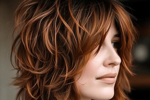 مدل موی ولف کات دخترانه 