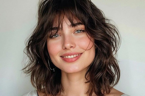 مدل مو ولف کات با قد متوسط 