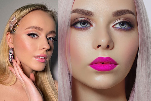 میکاپ عروسکی صورتی باربی