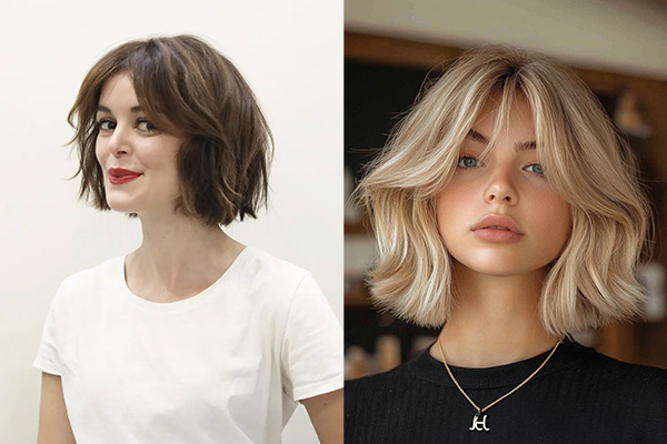 مدل مو برای صورت گرد و تپل زیر شال