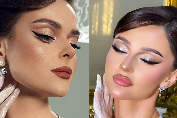 سایه متالیک نقره ای